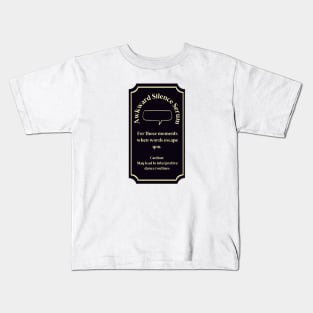 Potion Label: Awkward Silence Serum, Halloween Kids T-Shirt